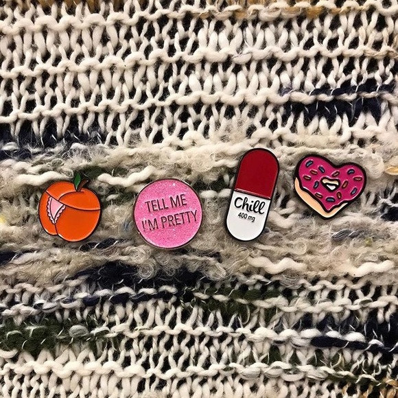 Enamel Pins Set of 4 - Picture 2 of 4